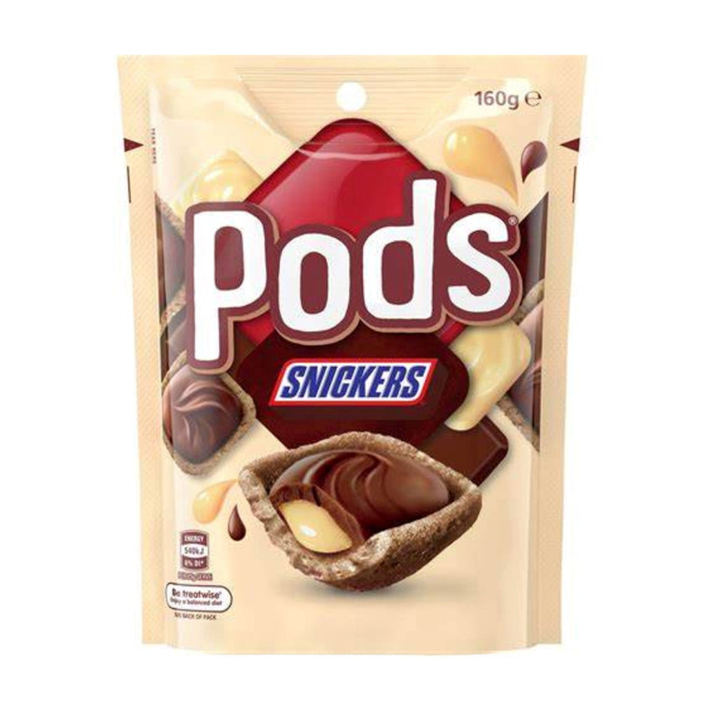 Snickers Pods 160g AUSTRALIA (Case of 12)