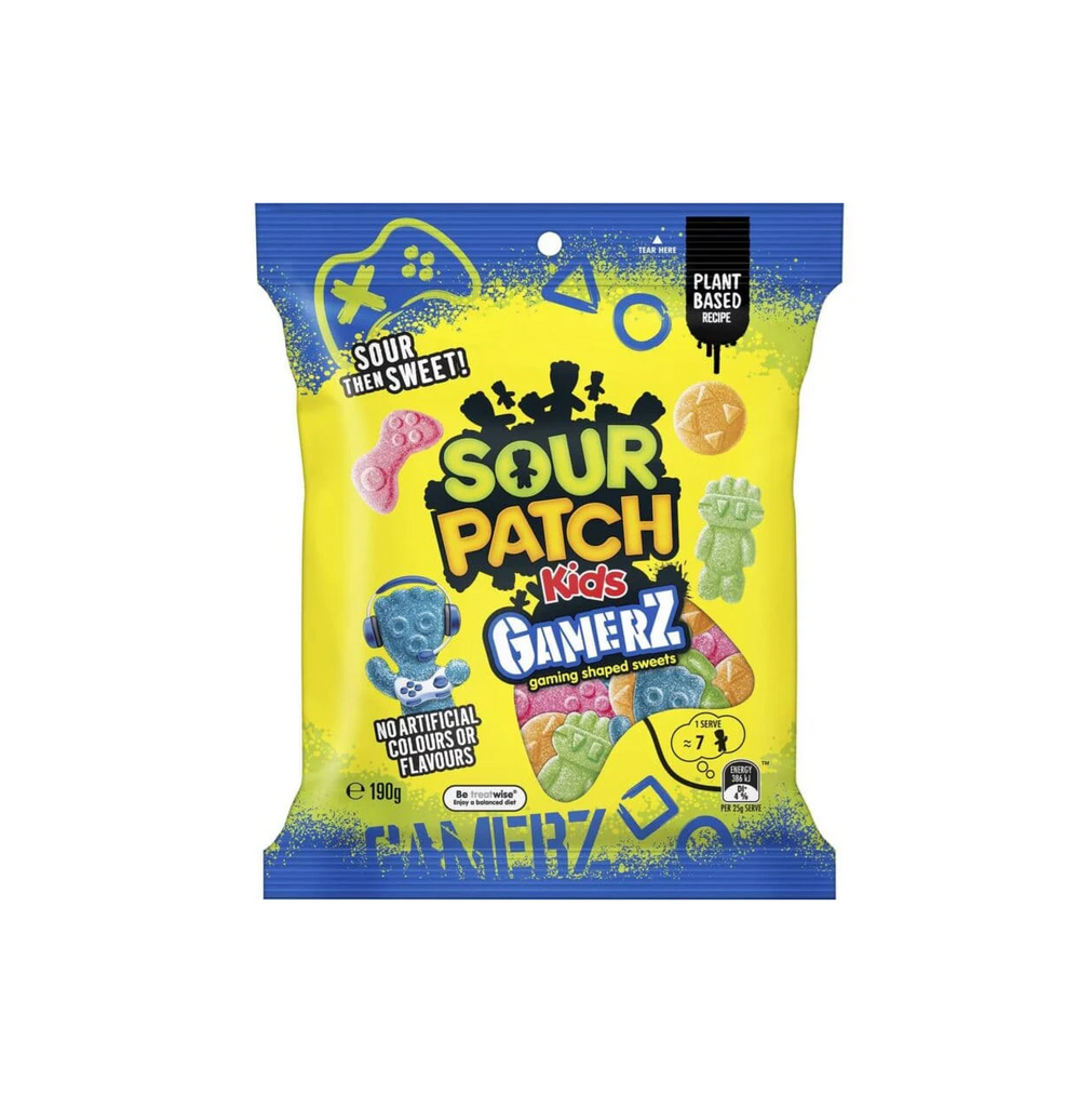 Sour Patch Kids Gamerz 190g -  Australia (Case of 12)