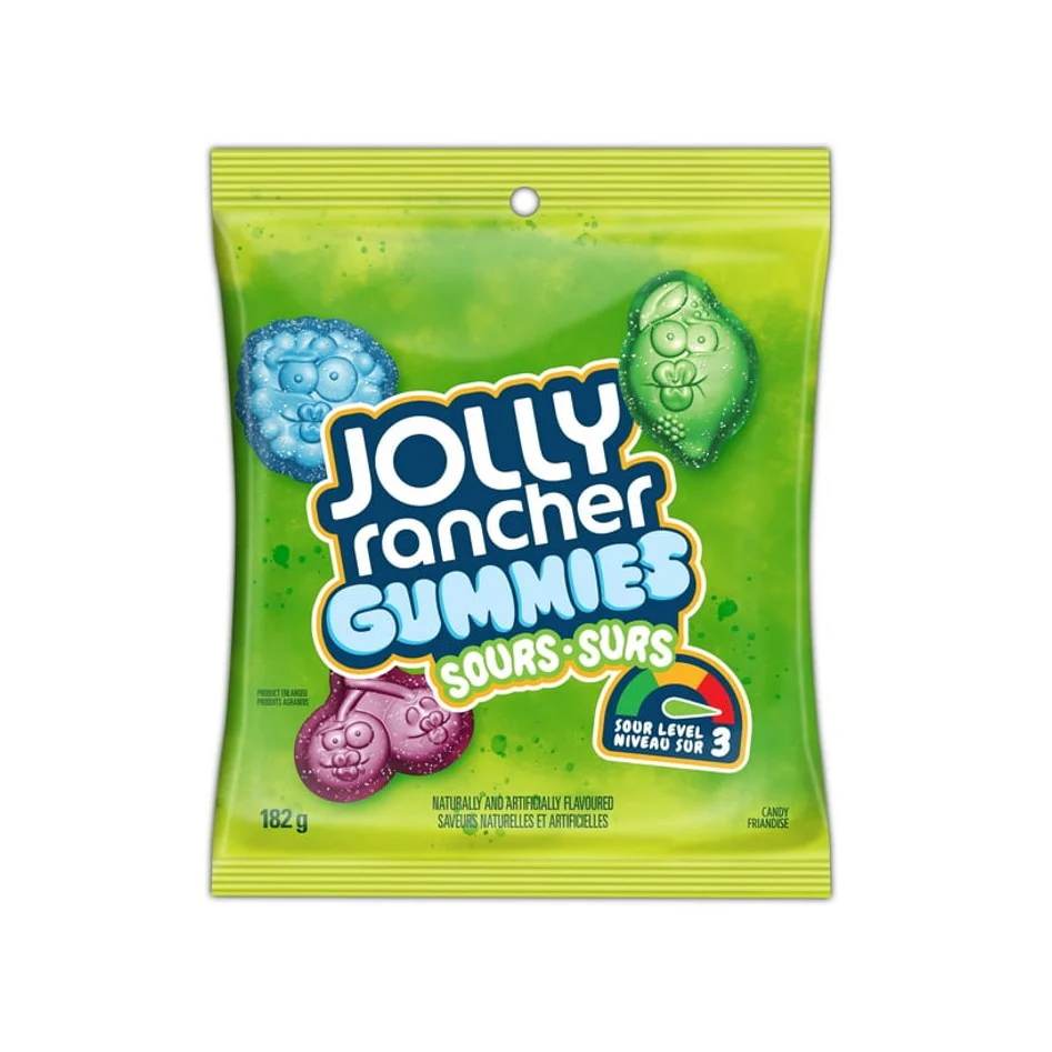 Jolly Rancher  Sours 182g - Canada (Case of 12)
