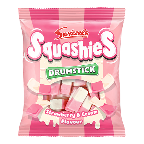 Swizzels Squashies Drumstick - Strawberry & Cream