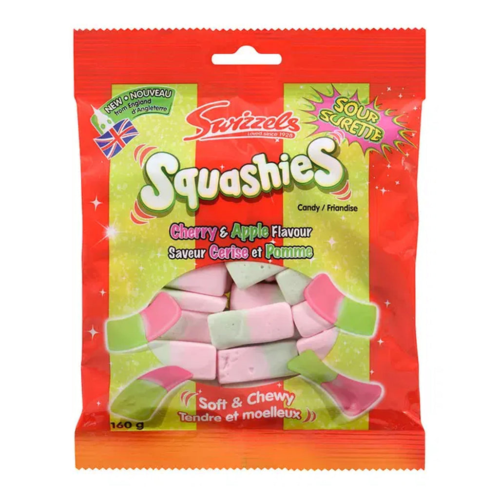 Squashies Cherry and Apple 160g UNITED KINGDOM (Case of 12)