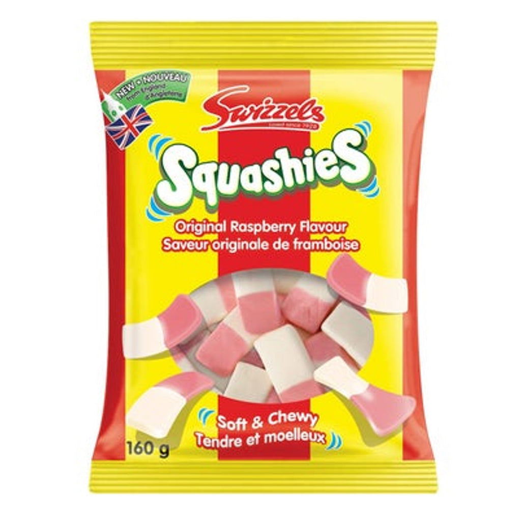 Squashies Original raspberry 160g UNITED KINGDOM (Case of 12)