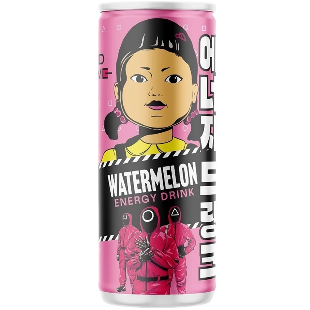 Squid Game Watermelon Energy Drink