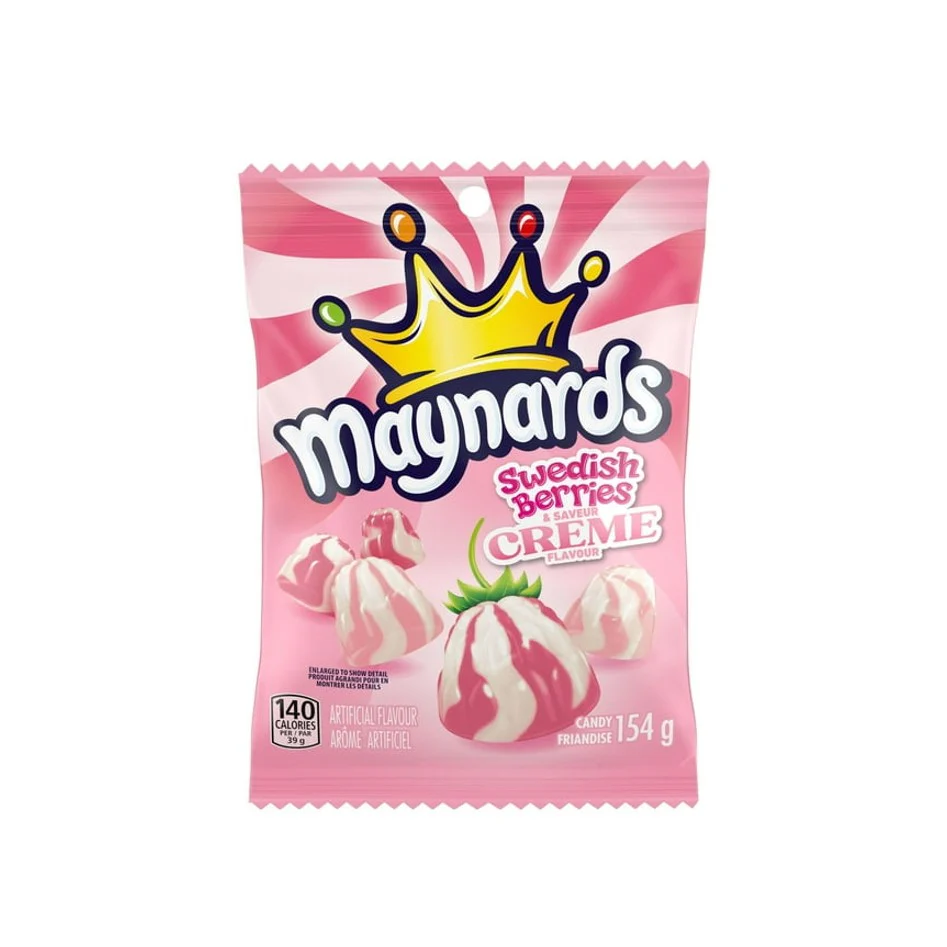 Maynards Swedish Berries Creme 154g - Canada (Case of 12)