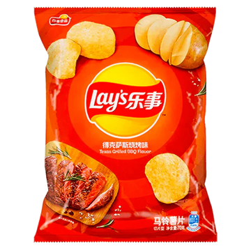 Lays Texas Grilled 70g - CHINA (Case of 12)
