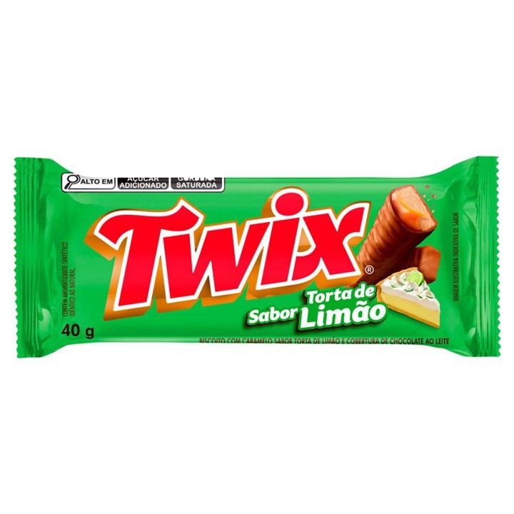 Twix Torta de Limao chocolate bar 40g Box of 18 BRAZIL