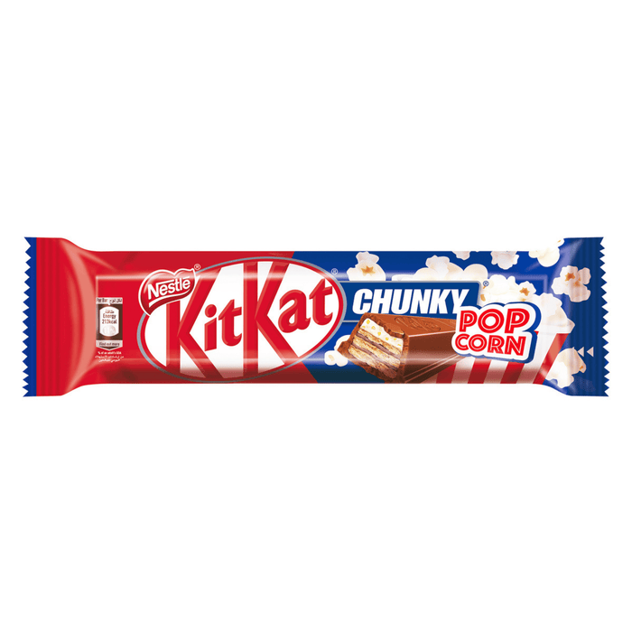 Kitkat Chunky Popcorn 42g Bar Wholesale - Case of 24