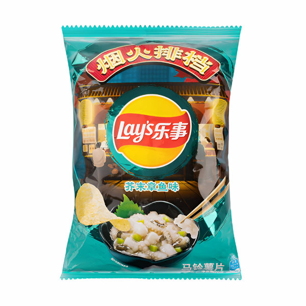 Lays  Wasabi Octopus	70g - CHINA (Case of 12)