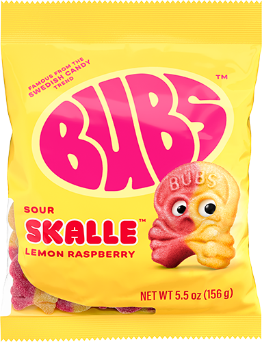 Bubs Sour Scalle- Lemon Raspberry 156g