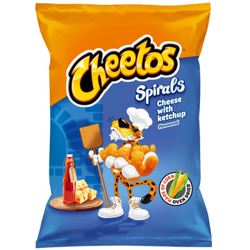 Cheetos Spirals Cheese and Ketchup