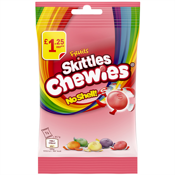 Skittles Chewies No Shell 125g
