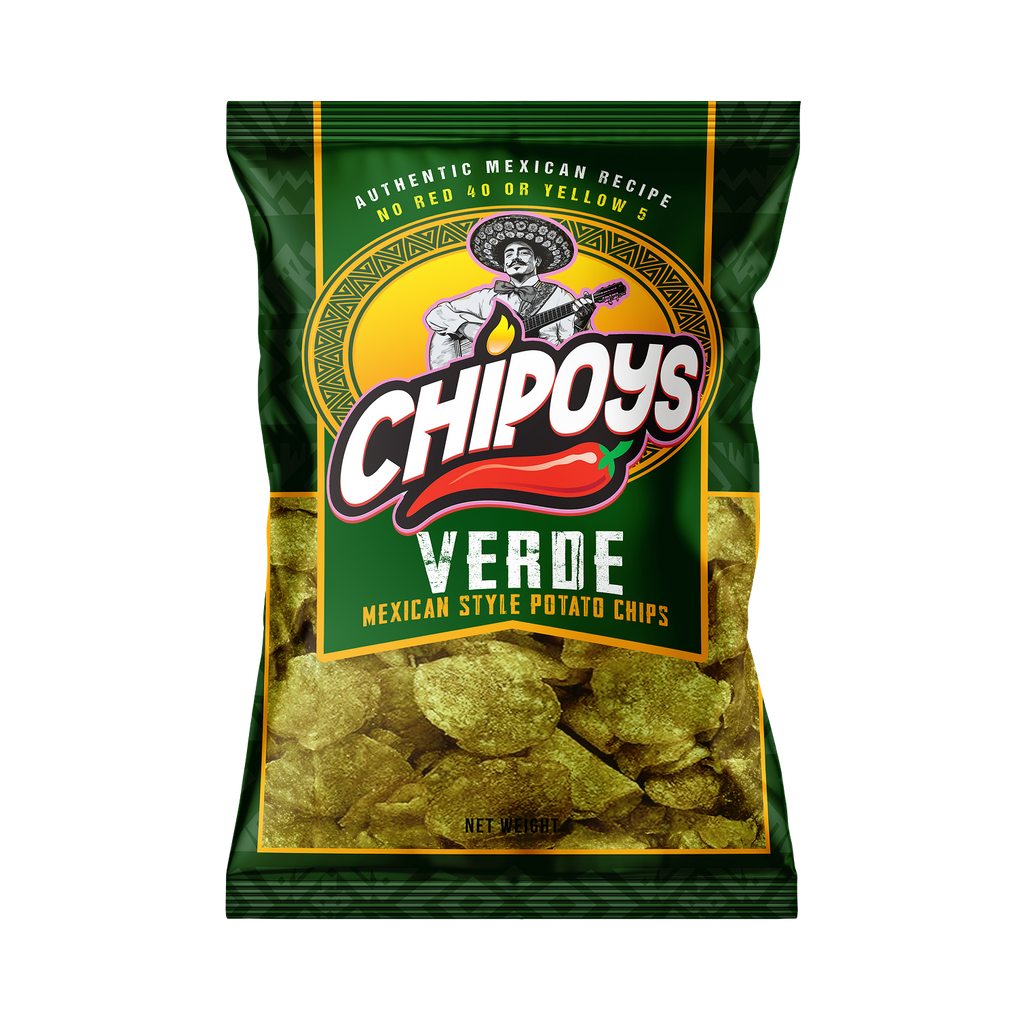 Chipoys Verde Mexican Style Potato Chips - 71g
