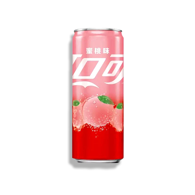 Coke Peach 330ml Can Wholesale - Case of 24