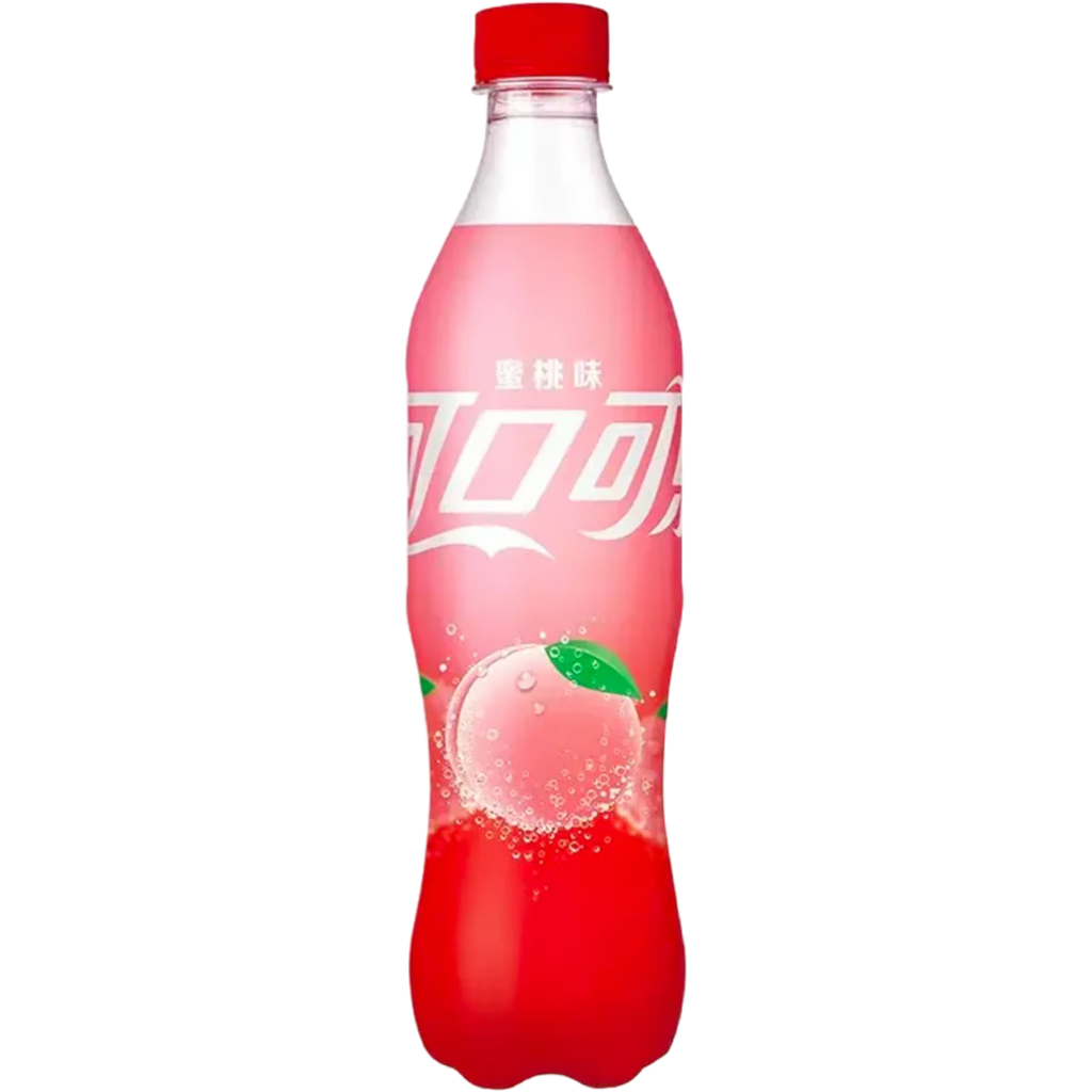 Coke Peach 500ml Case of 24 - China