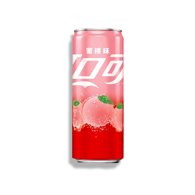 Coke Peach 330ml Case of 24 - China