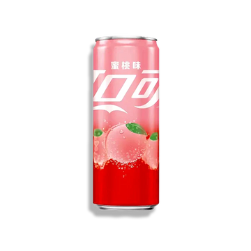 Coke Peach 330ml Case of 24 - China