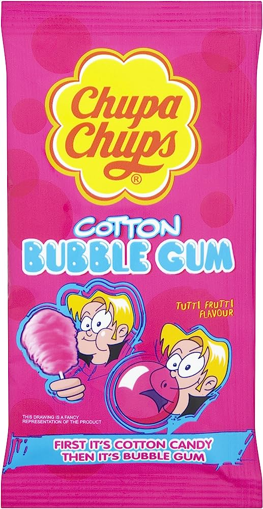 Chupa Chups Cotton Bubble Gum Exotic Snack Guys