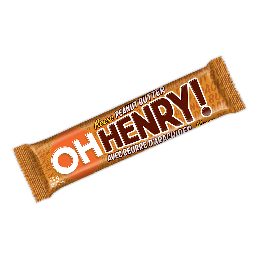 Hershey's Oh Henry Reese 58g - Canada (Case of 12)