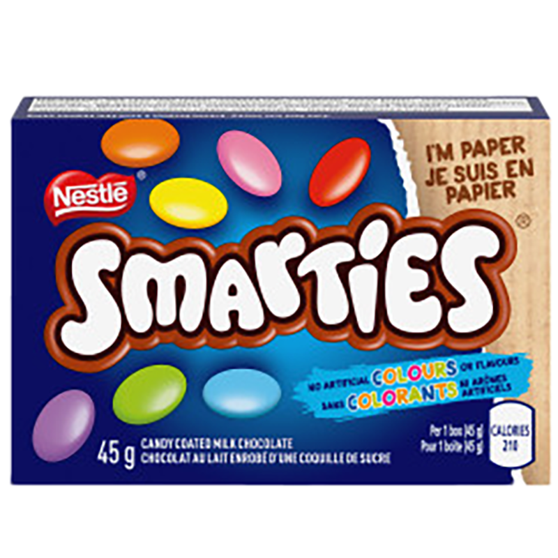 Smarties Original 45g - Canada (Case of 12)