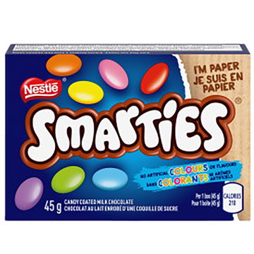 Smarties Original 45g - Canada (Case of 12)