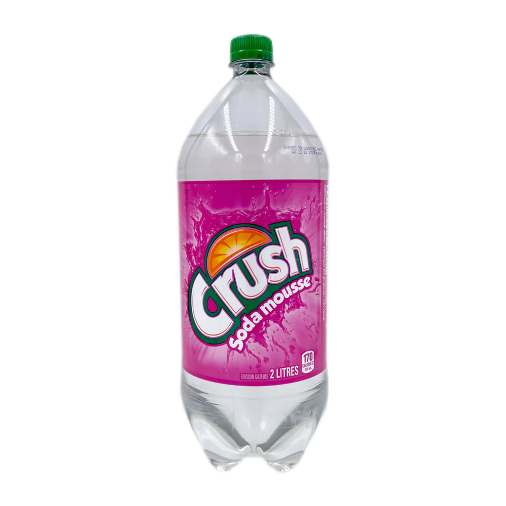 Crush Cream Soda Clear 2 Liters- Canada (Case of 12)