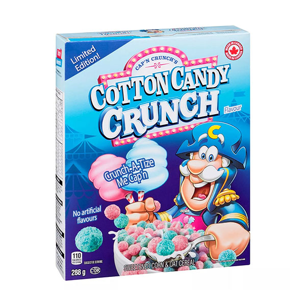 Cap'n Crunch Cotton Candy 288g - Canada (Case of 12)