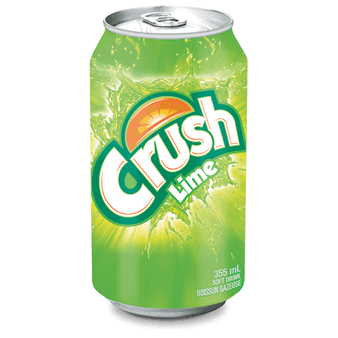 Crush Lime 330ml Case of 24 - Canada