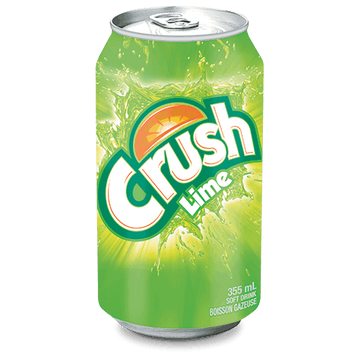 Crush Lime 330ml Case of 24 - Canada