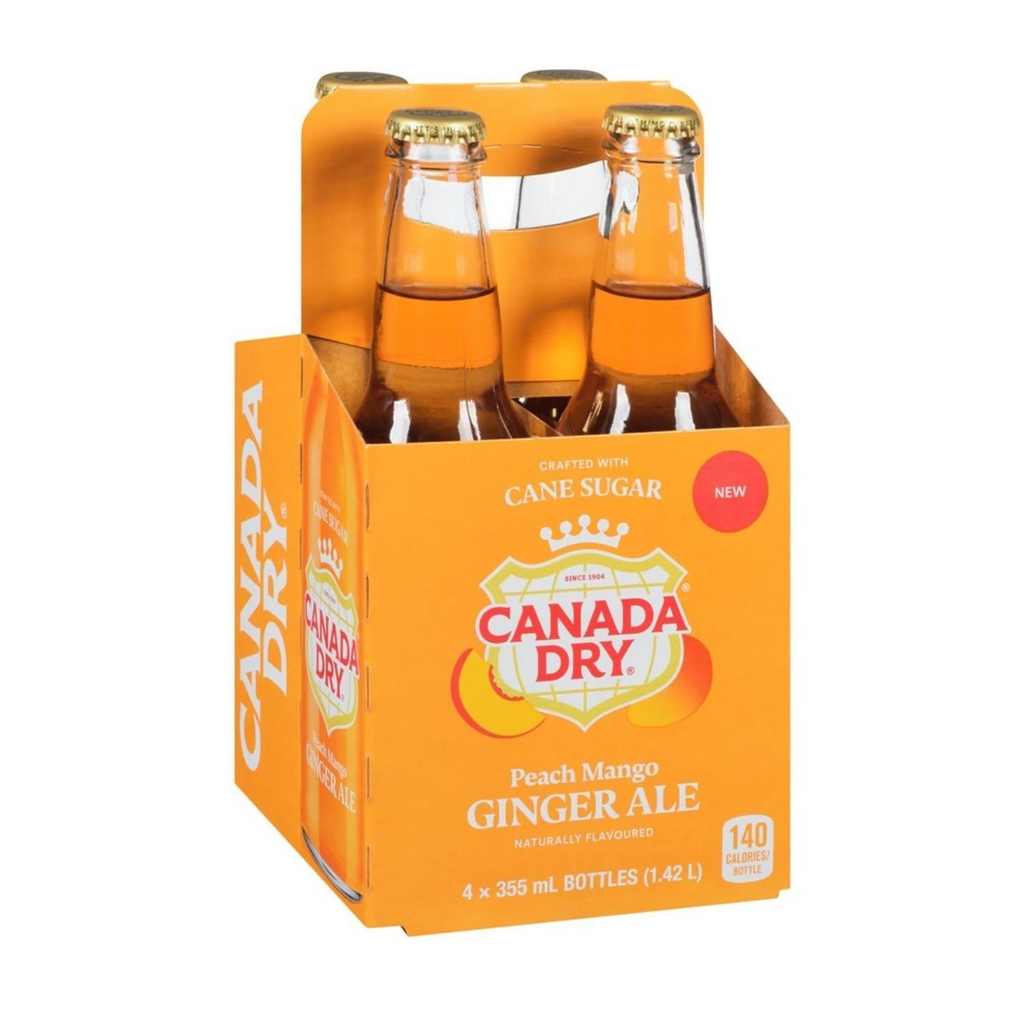Canada Dry Mango Peach 500ml Case of 24 - Canada