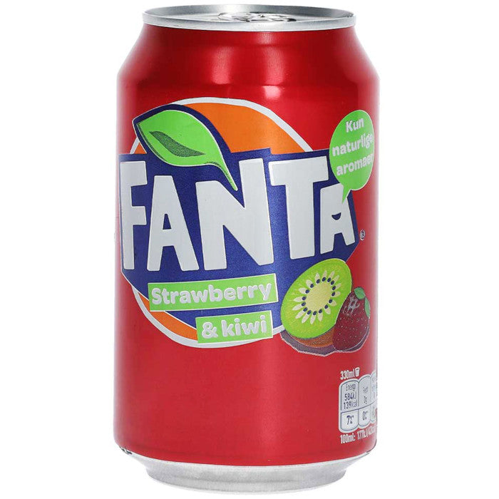 Fanta Strawberry and Kiwi 330ml Case of 24 - Poland