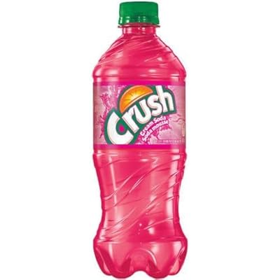 Crush Cream Soda Pink 591ml Case of 24 - Canada
