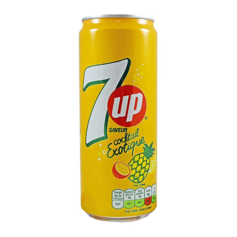 7up Exotique 330ml Case of 24 - France