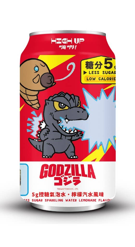 High Up Godzilla Soda - Lemon Flavor – Exotic Snack Guys