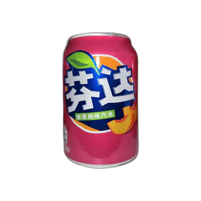 Fanta White Peach Soda Can