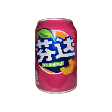 Fanta White Peach Soda Can