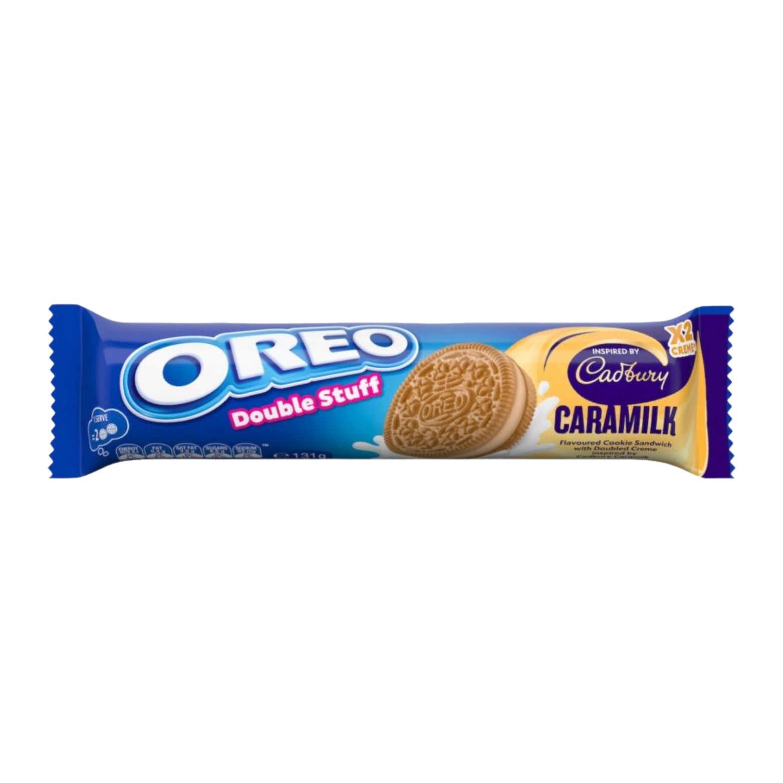 Calama オニキス2袋、クレアーミルク2袋 Oreo x Cadbury Caramilk Cookies Double Stuff – Exotic Snack Guys