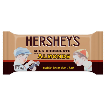 Hershey's Milk Chocolate With Almonds Nostalgic Bar