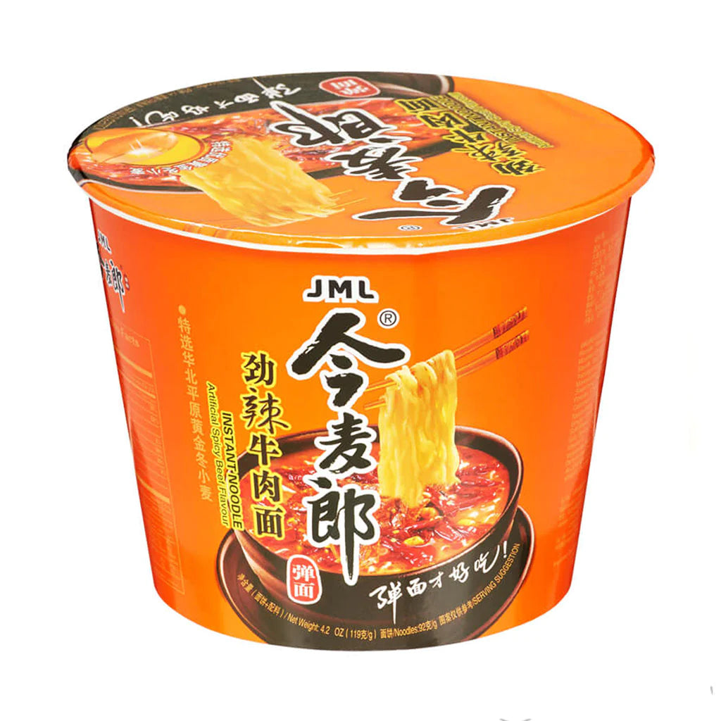 JML Noodle Bowl Spicy Beef Exotic Snack Guys