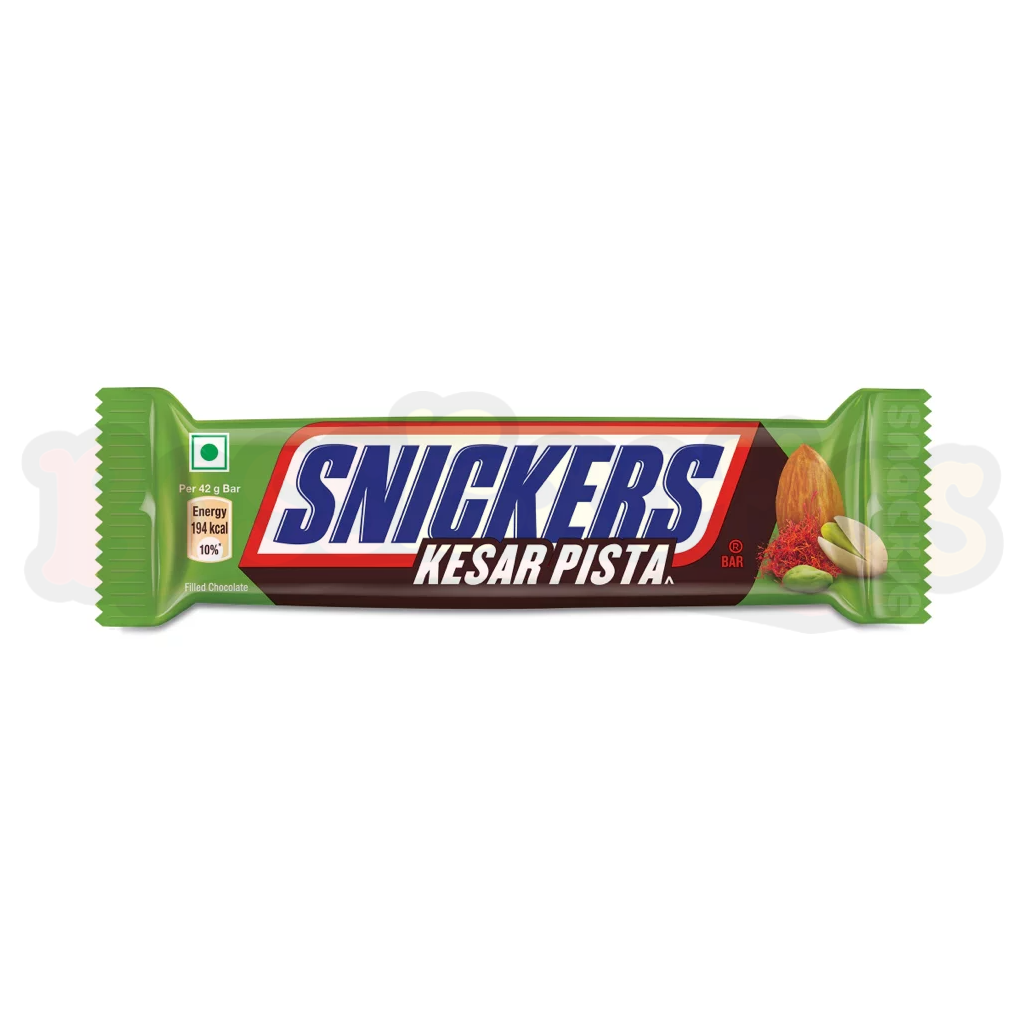 Snickers Kesar Pista Chocolate Bar  - 42G
