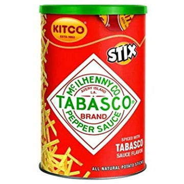 Kitco Stix Tabasco Pepper Sauce Flavor Natural Potato Sticks