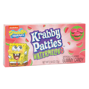 Spongebob Krabby Patties Watermelon Gummy Candy