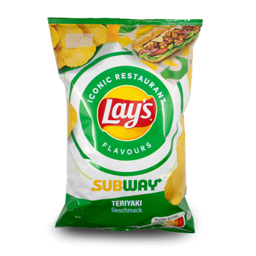 Lays Subway Teriyaki Chicken 150g Bag Wholesale Case of 10