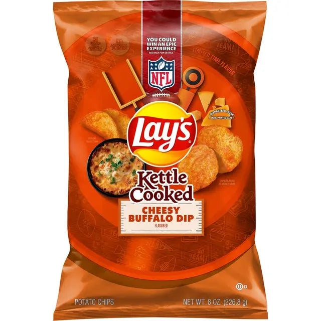 Lays Kettle Cooked - Cheesy Buffalo Dip
