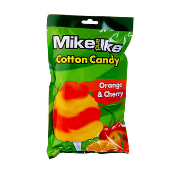 Mike And Ike Orange & Cherry Cotton Candy