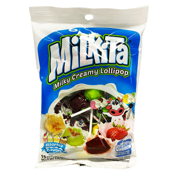 Milkita Assorted Flavors Lollipop