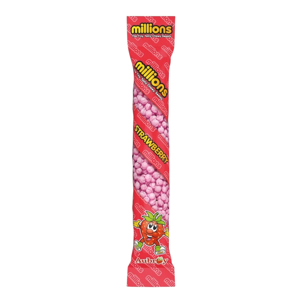 millions candy Strawberry 660g box of 12 UNITED KINGDOM