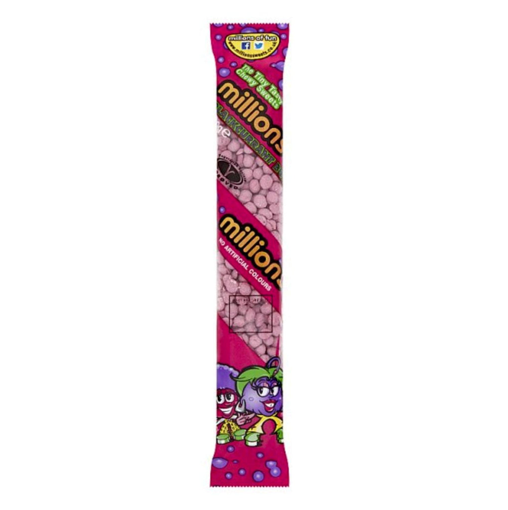 millions candy blackcurrant 660g box of 12 UNITED KINGDOM