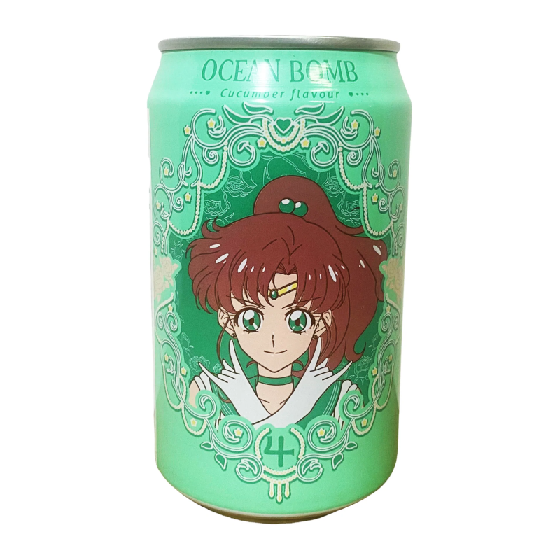 Ocean Bomb Sailor Moon Cucumber 330ml Can Wholesale - Case of 24
