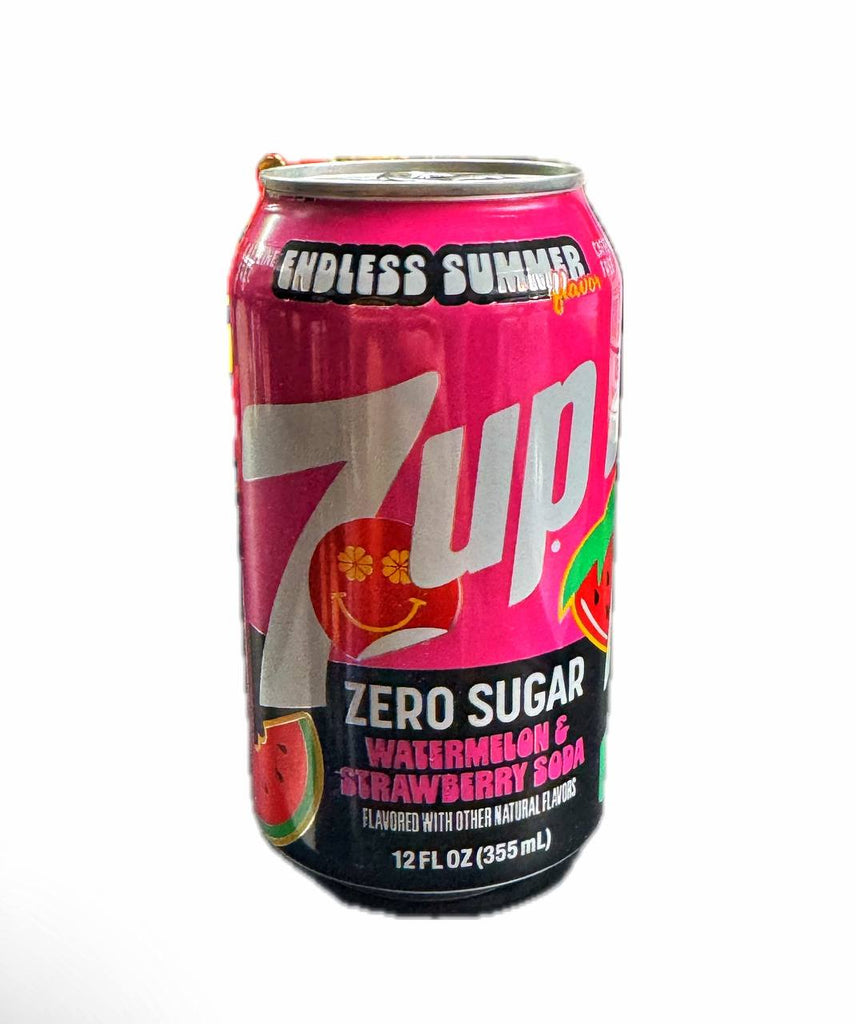 7up Watermelon & Strawberry - Zero Sugar Limited Edition