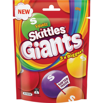 Skittles Giants 3x Bigger